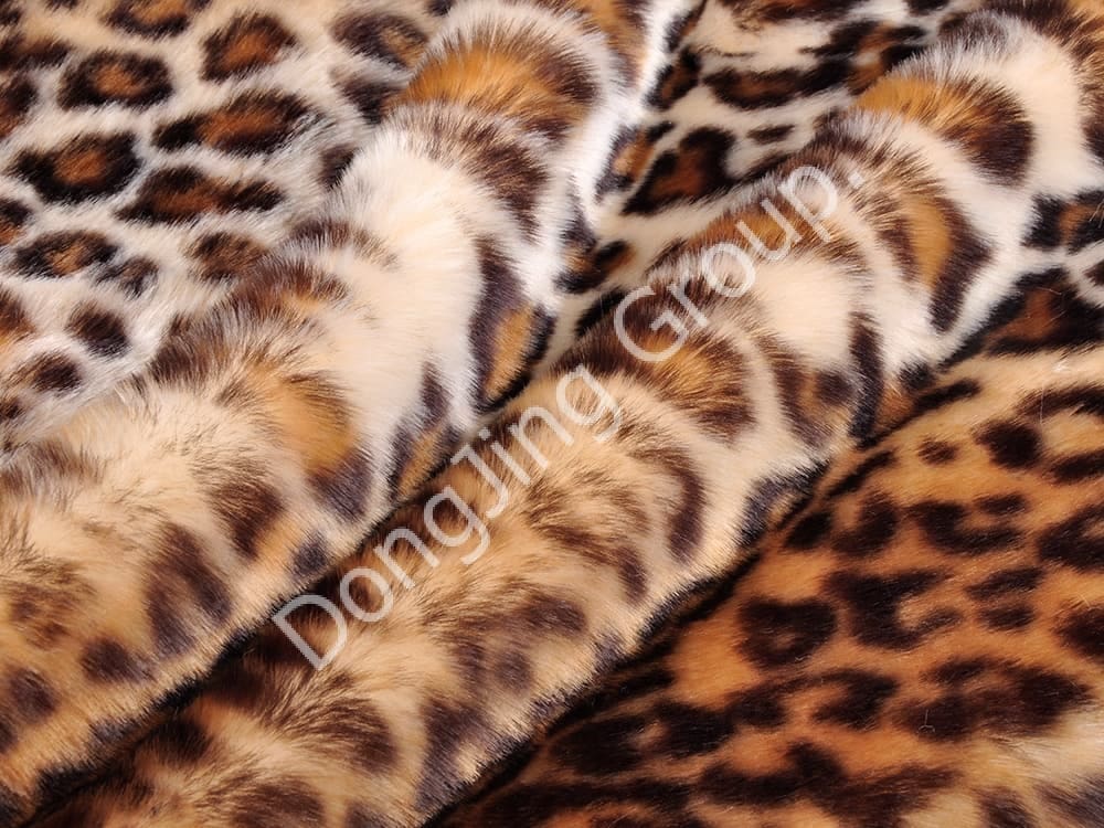 DP1099-Miprint imprimeu leopard dublu culoare faux fur fabric