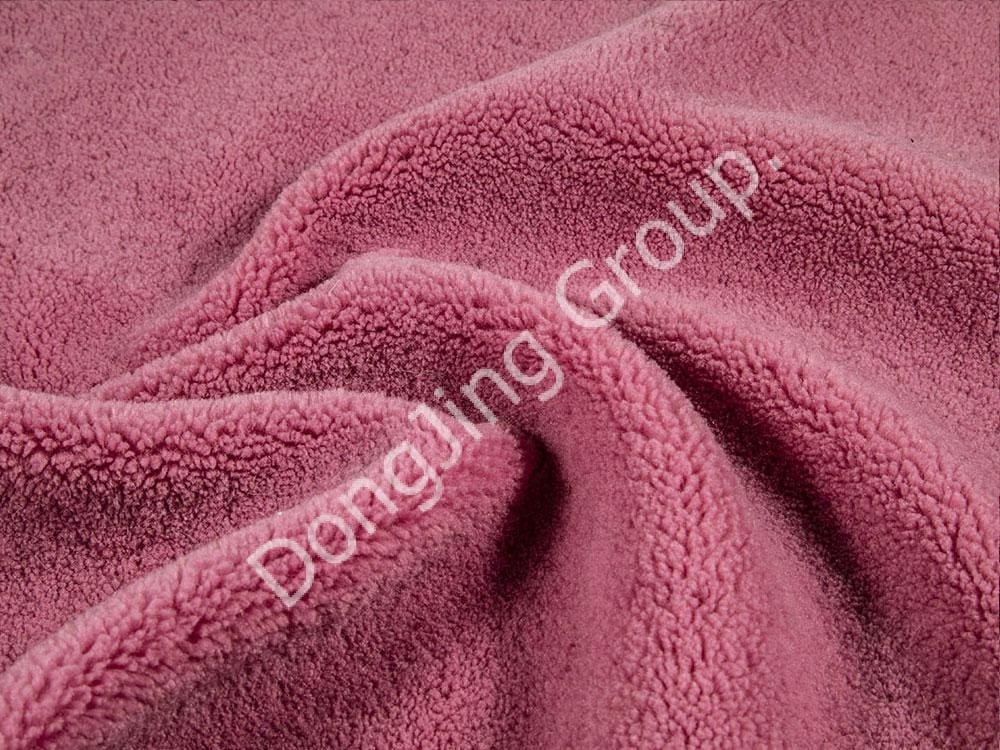 8T2688-Rose roșu cămilă faux fur fabric