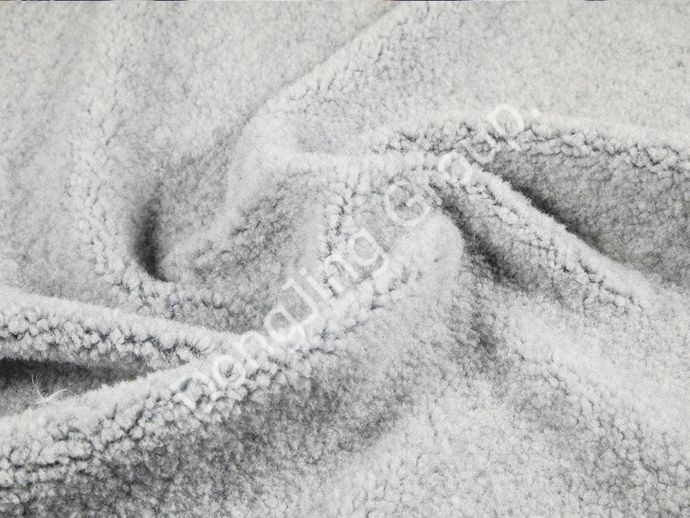 9KQ0050-Alpaca albastru cu pene strălucitoare faux fur fabric