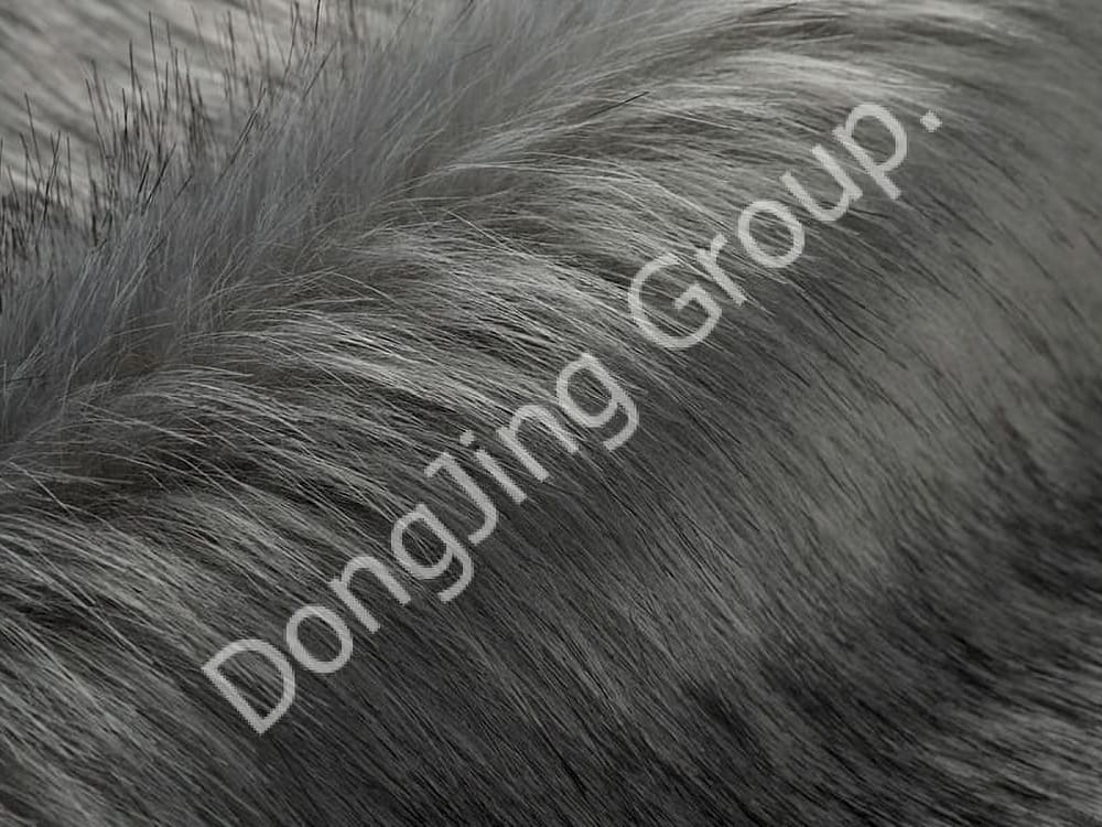 DP0621-Vârf vopsit gri faux fur fabric