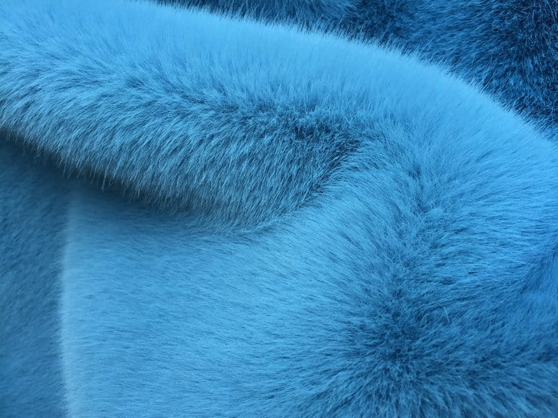 XD0004-Moonlight Orhid Golden Fox faux fur fabric