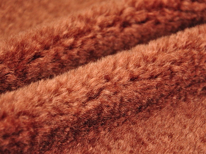 XKT0253-Toka mică rubin faux fur fabric