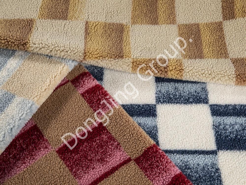 Z9KW0030-Lână jacquard tricolor panax notoginseng faux fur fabric